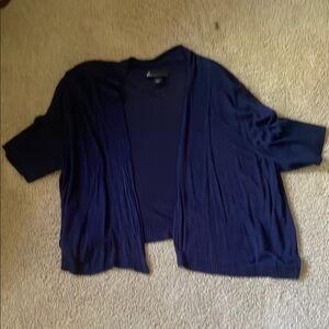 Lane Bryant Women's Navy Blue Sweater Cardigan